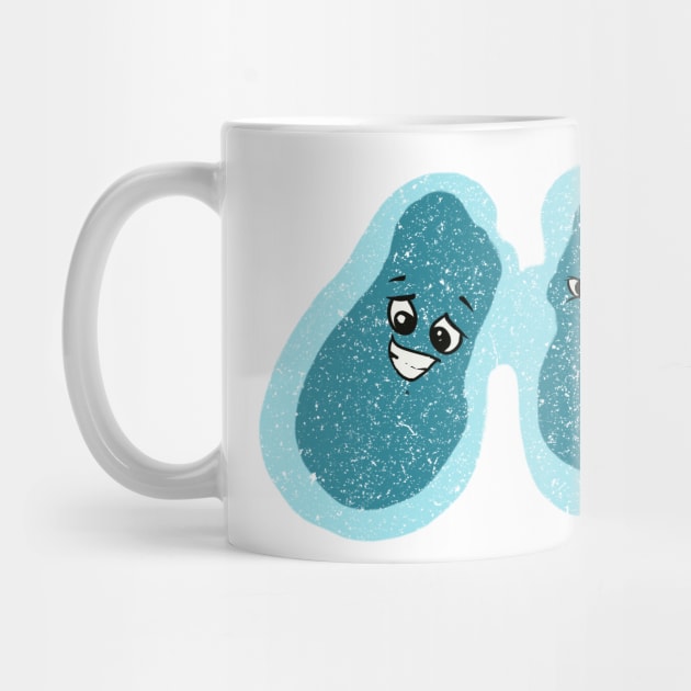 Cute Bacteria Microbes by labstud